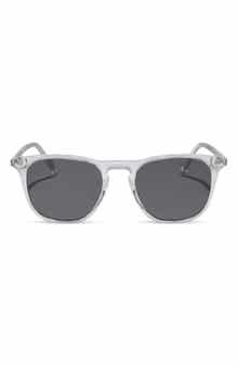 Brody XL Clear Frame Square Sunglasses