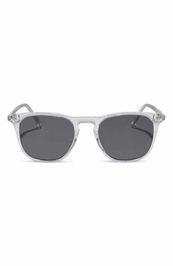 Brody XL Clear Frame Square Sunglasses