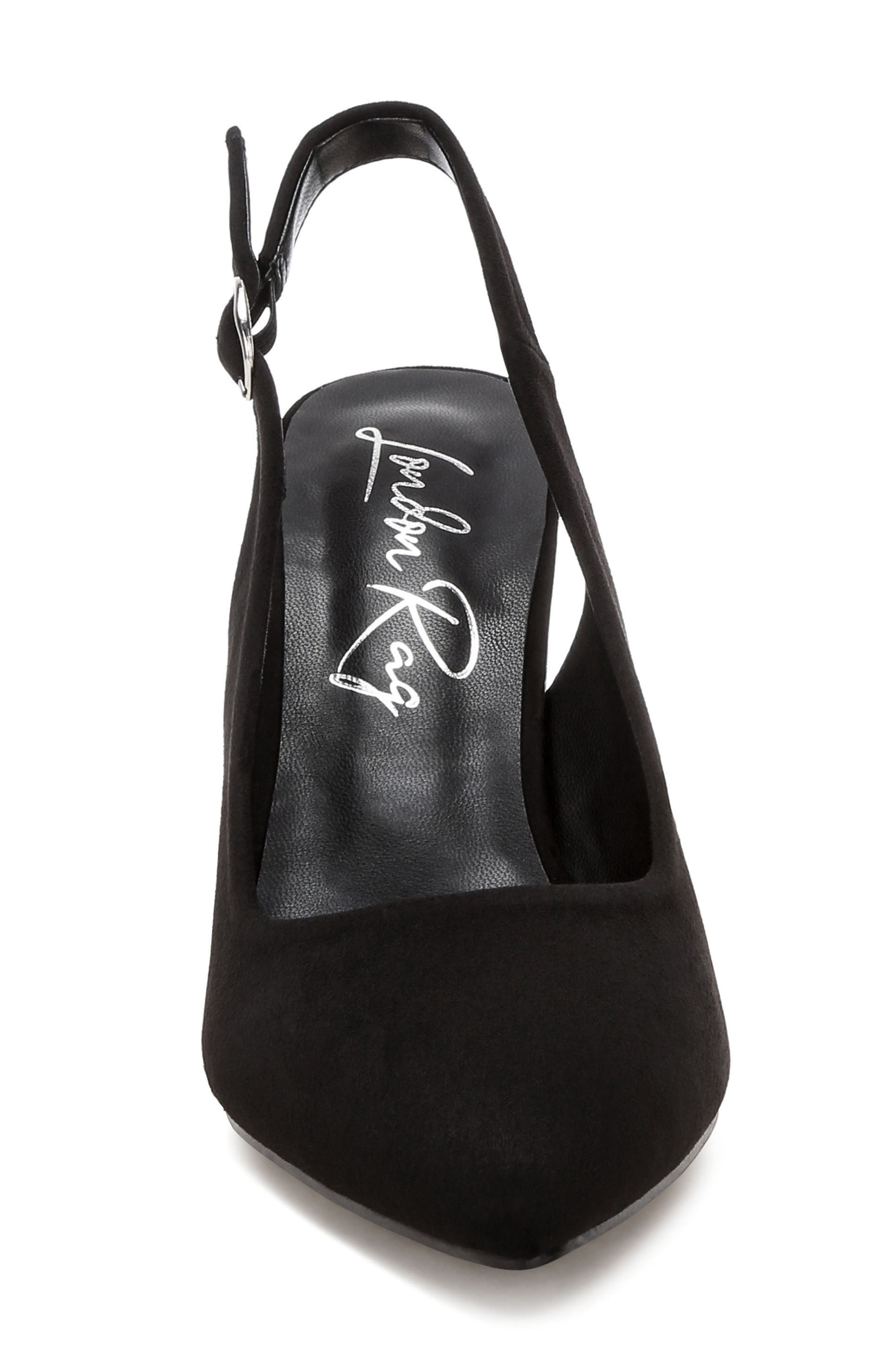 Omaga Slingback Pump, Alternate, color, BLACK SUEDE