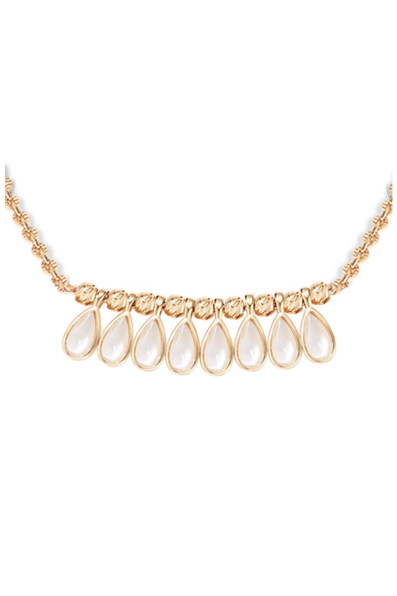 Aeolian Echo Drop Necklace, Alternate, color, Gold