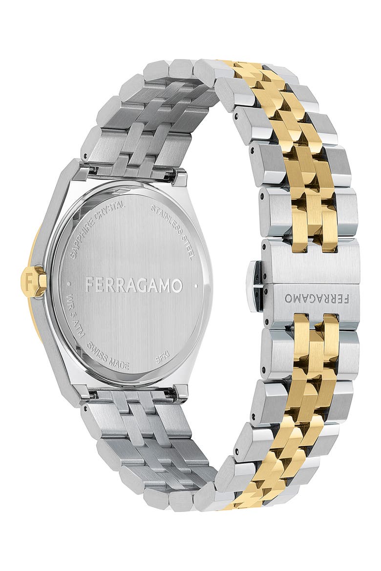 Vega Bracelet Watch, 40mm, Alternate, color, TWO TONE