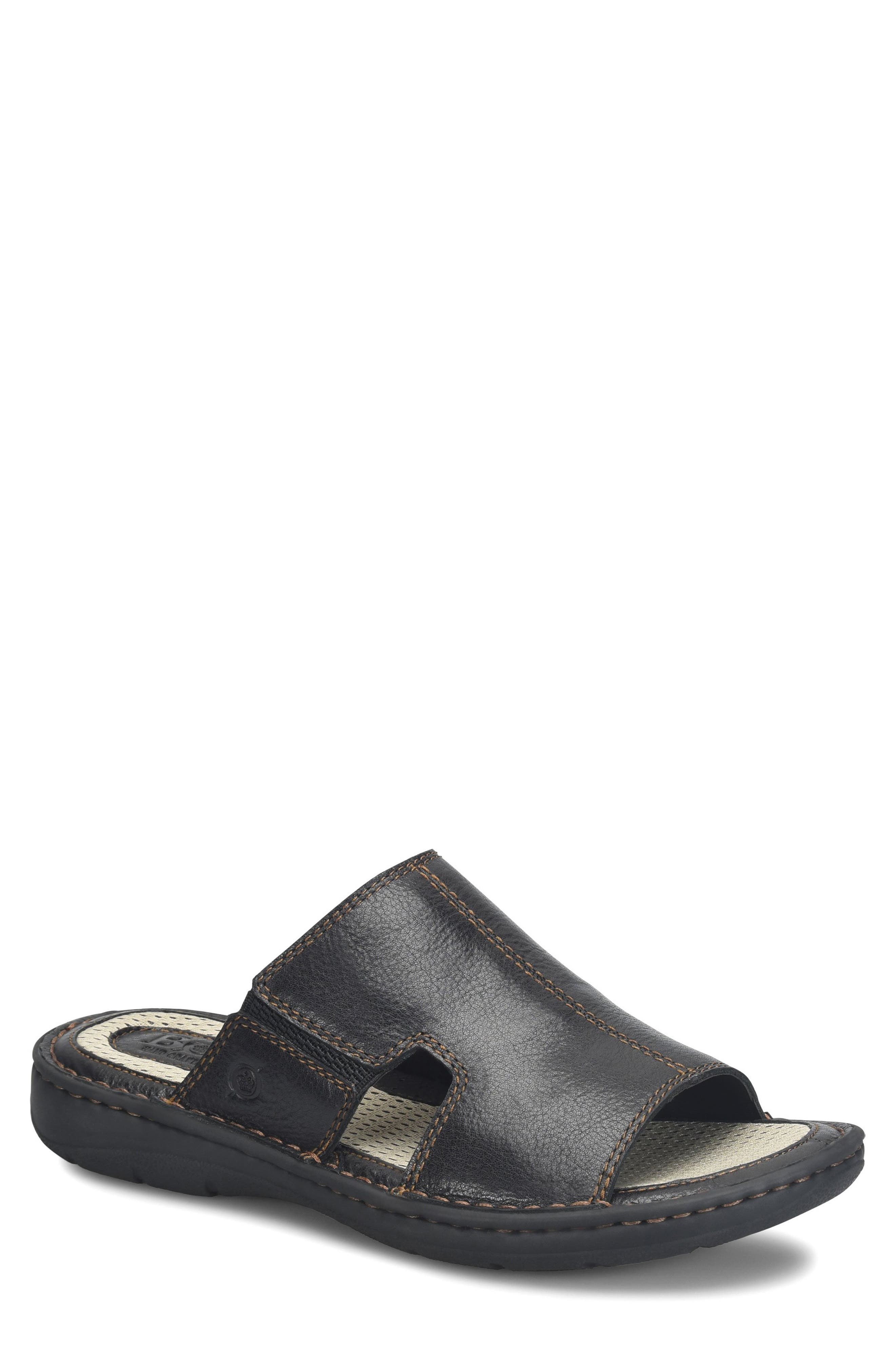 Børn Flores II Slide Sandal, Main, color, Black