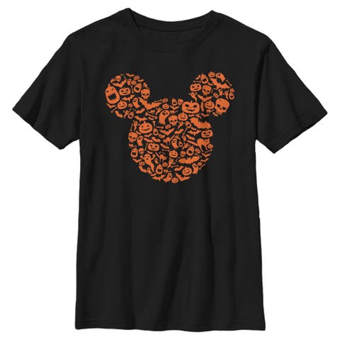 Boy's Mickey & Friends Mickey and Friends Halloween Silhouette  Graphic T-Shirt