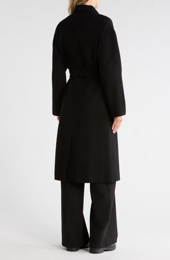 Wool Blend Robe Coat