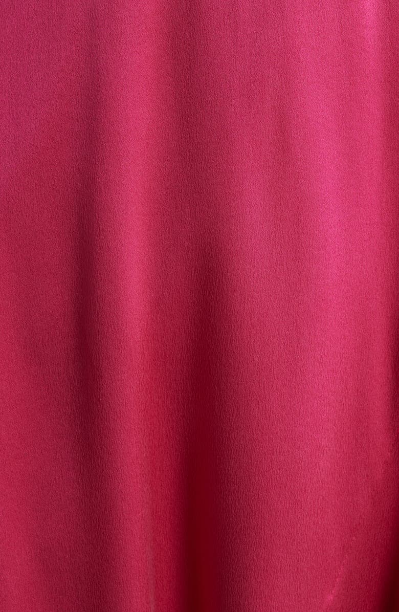 KOBI HALPERIN Victoria Long Sleeve Silk Faux Wrap Dress, Alternate, color, Hot Pink