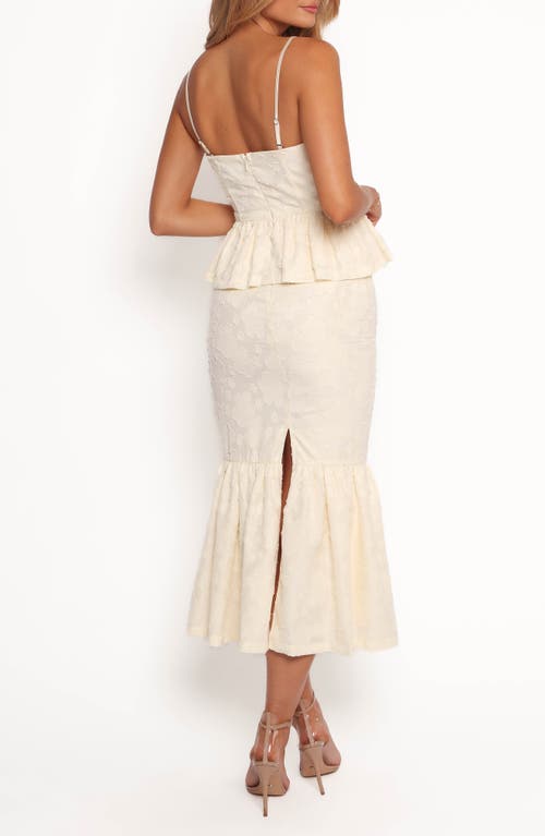 Petal And Pup Petal & Pup Xami Peplum Top & Skirt In Red