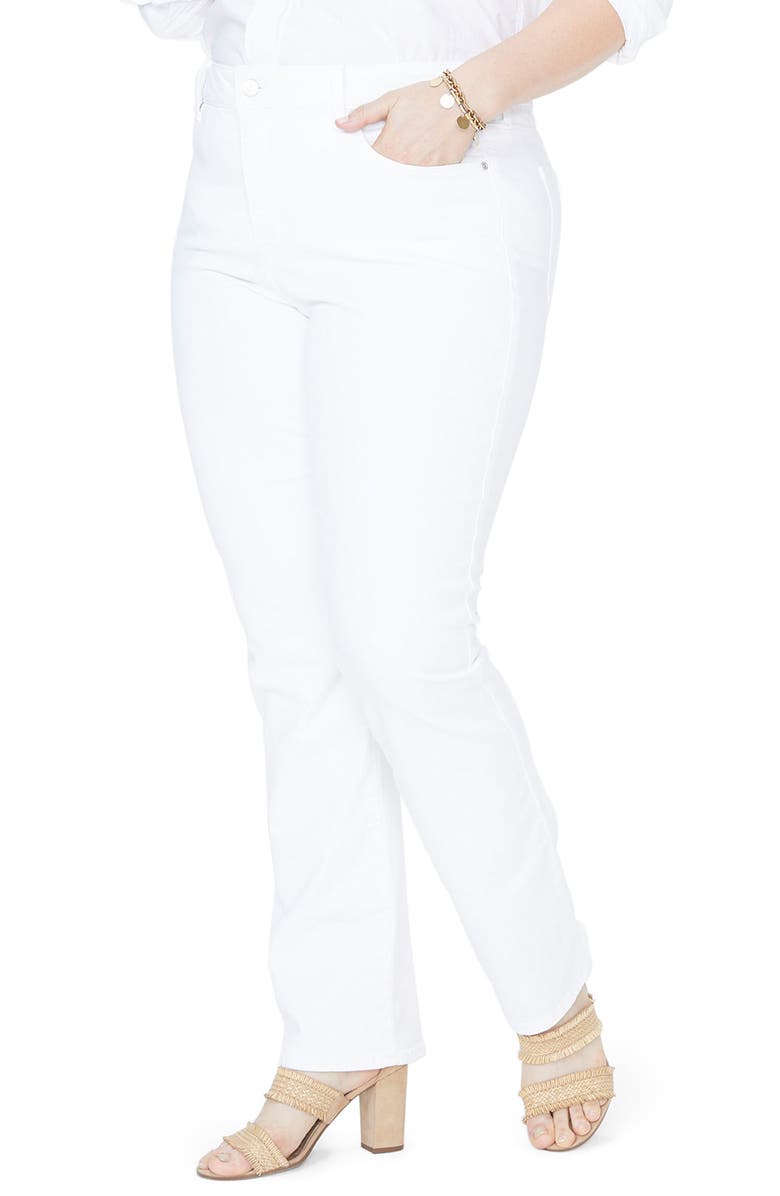 NYDJ Marilyn High Rise Stretch Straight Leg Jeans, Main, color, 