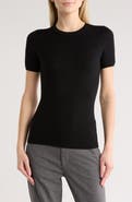 rag & bone Adiana Wool Blend Short Sleeve Sweater