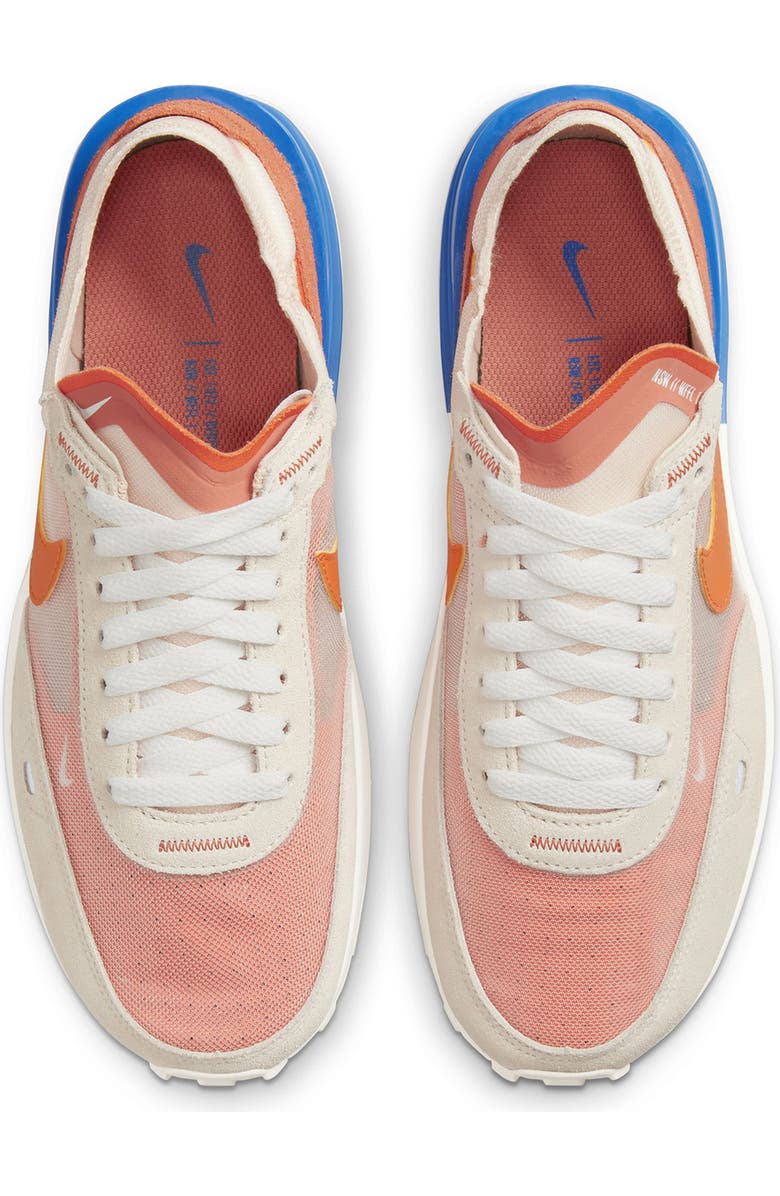 Nike Waffle One Sneaker, Alternate, color, Pearl White/ Orange