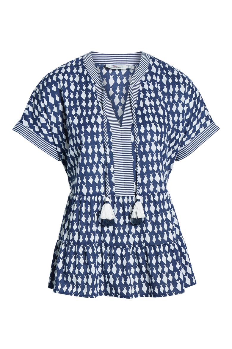 Diamond Fish Top, Alternate, color, DEEP BAY