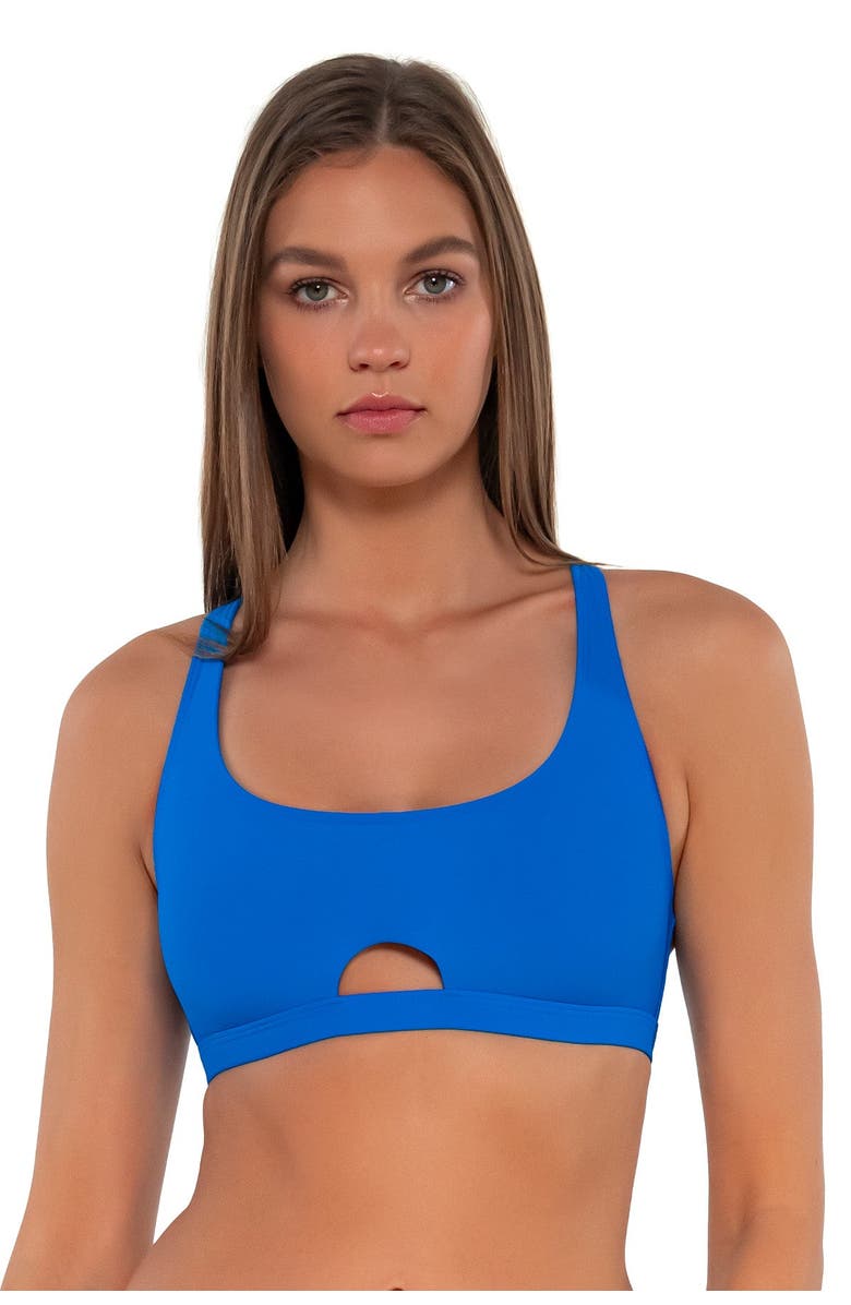 Sunsets Brandi Bralette Bikini Swimsuit Top, Alternate, color, 