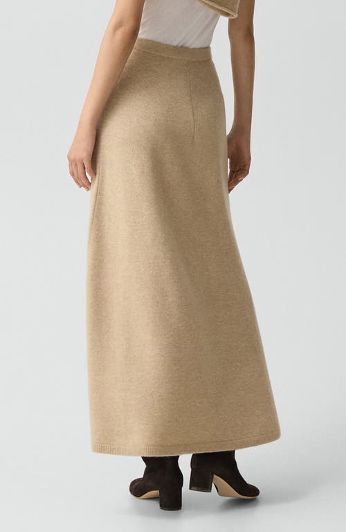 Theory Knit Pull-on Skirt In Astor Wool In Brown
