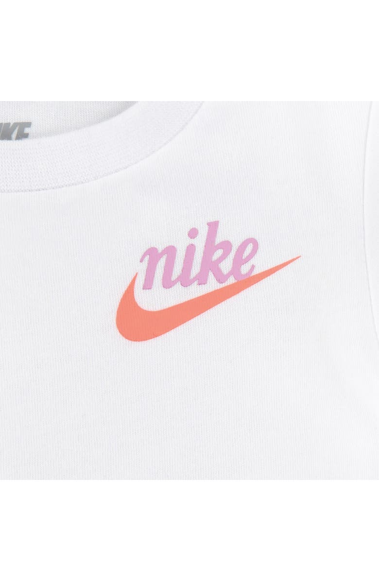 Nike New Impressions Logo T-Shirt & Shorts Set, Alternate, color, Aster Pink
