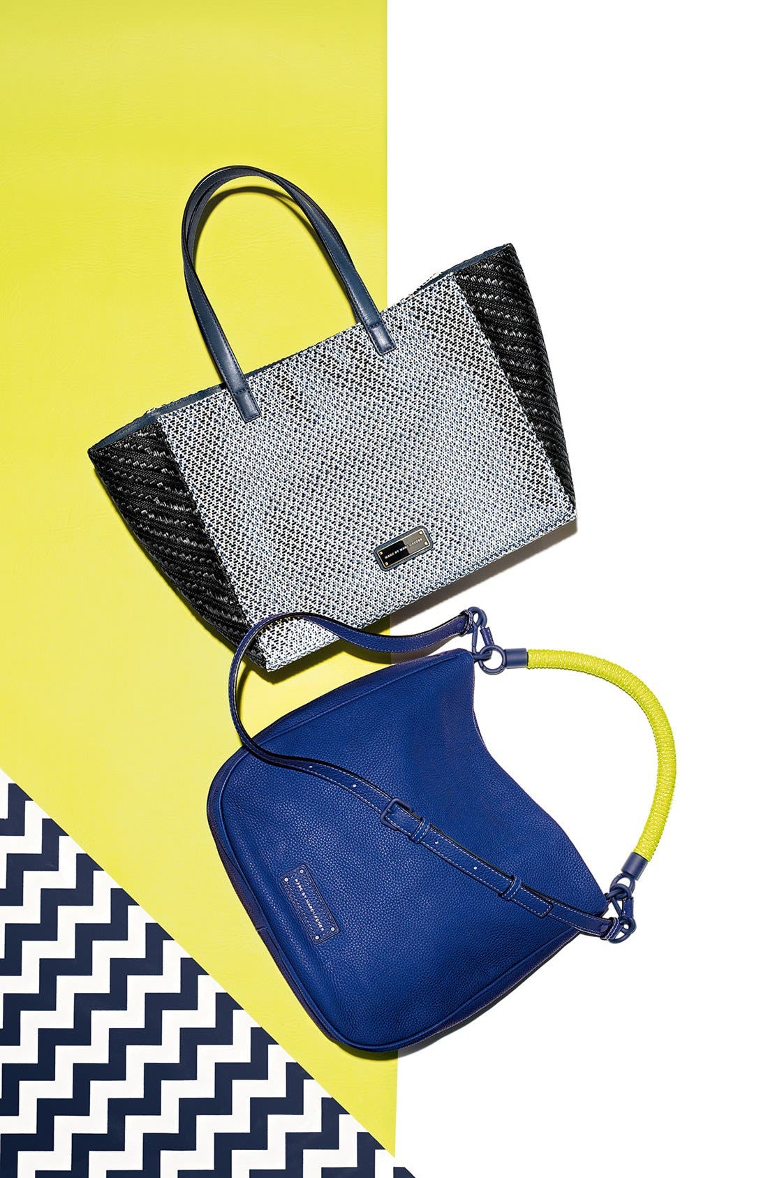 MARC BY MARC JACOBS 'Too Hot to Handle' Leather Hobo, Alternate, color, DEEP ULTRAVIOLET MULTI