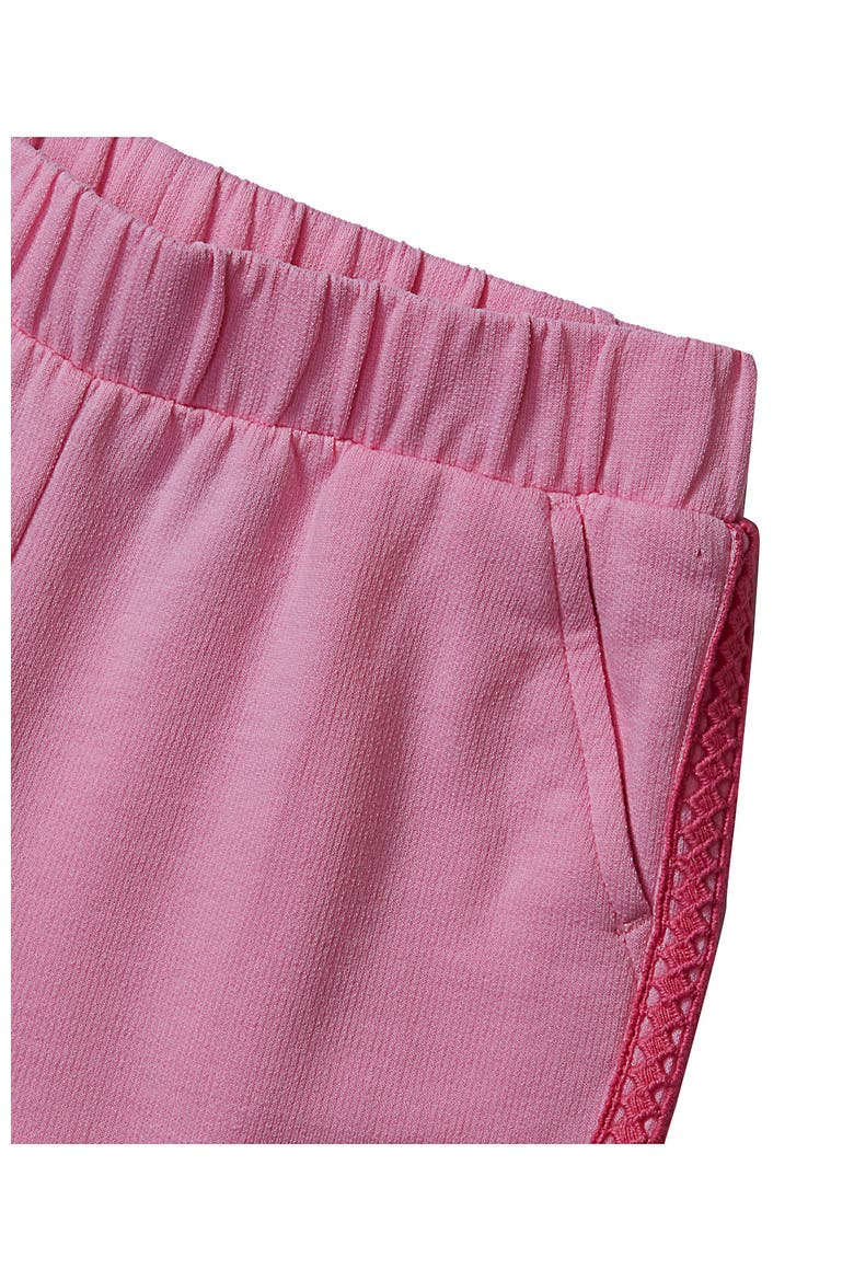 Girls French Terry Pull On Shorts, Alternate, color, Prism Pink
