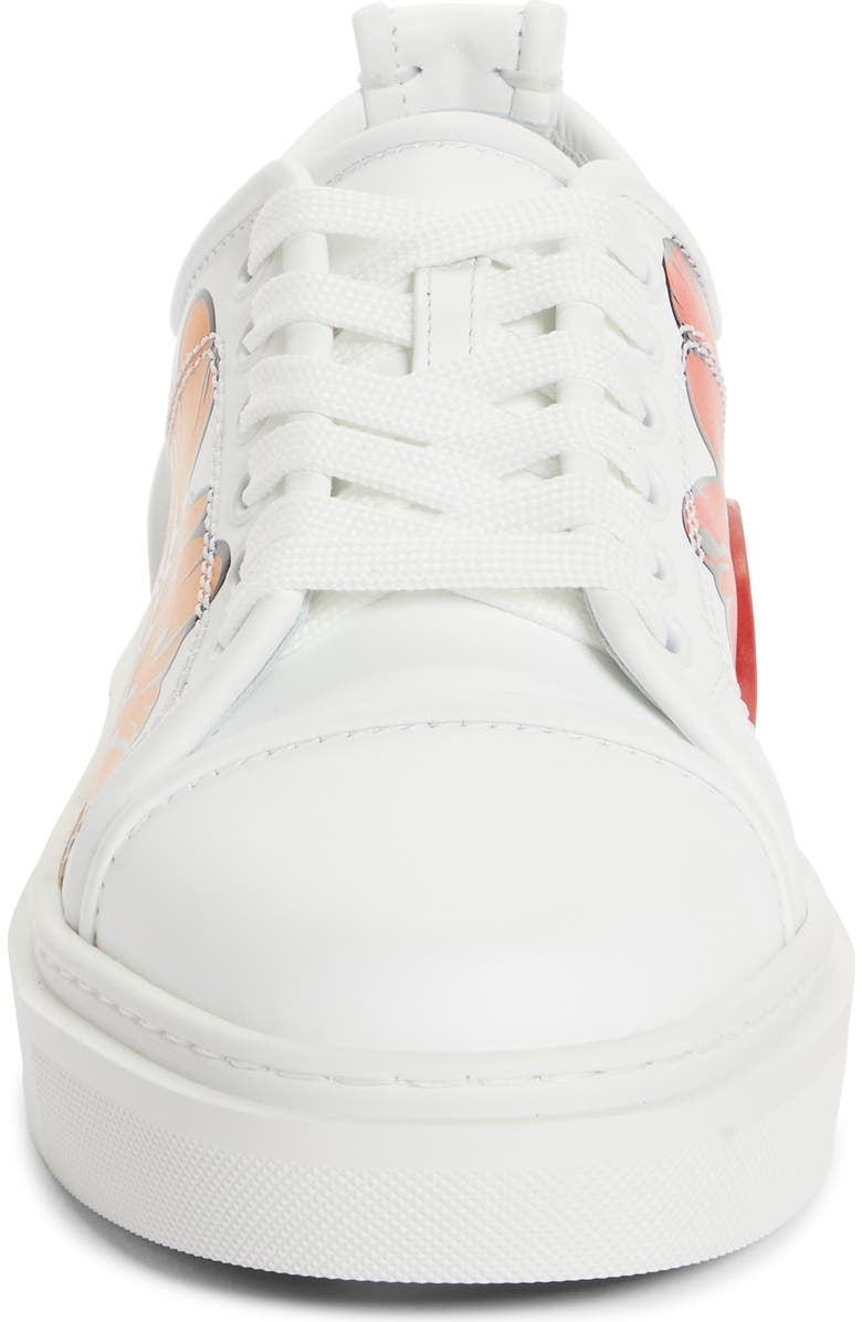 Christian Louboutin x Shun Sudo Adolon Donna Button Flower Low Top Sneaker, Alternate, color,