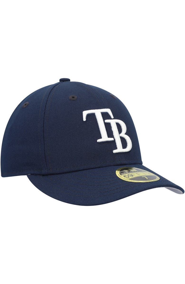 New Era Men's New Era Navy Tampa Bay Rays Oceanside Low Profile 59FIFTY Fitted Hat, Alternate, color, 