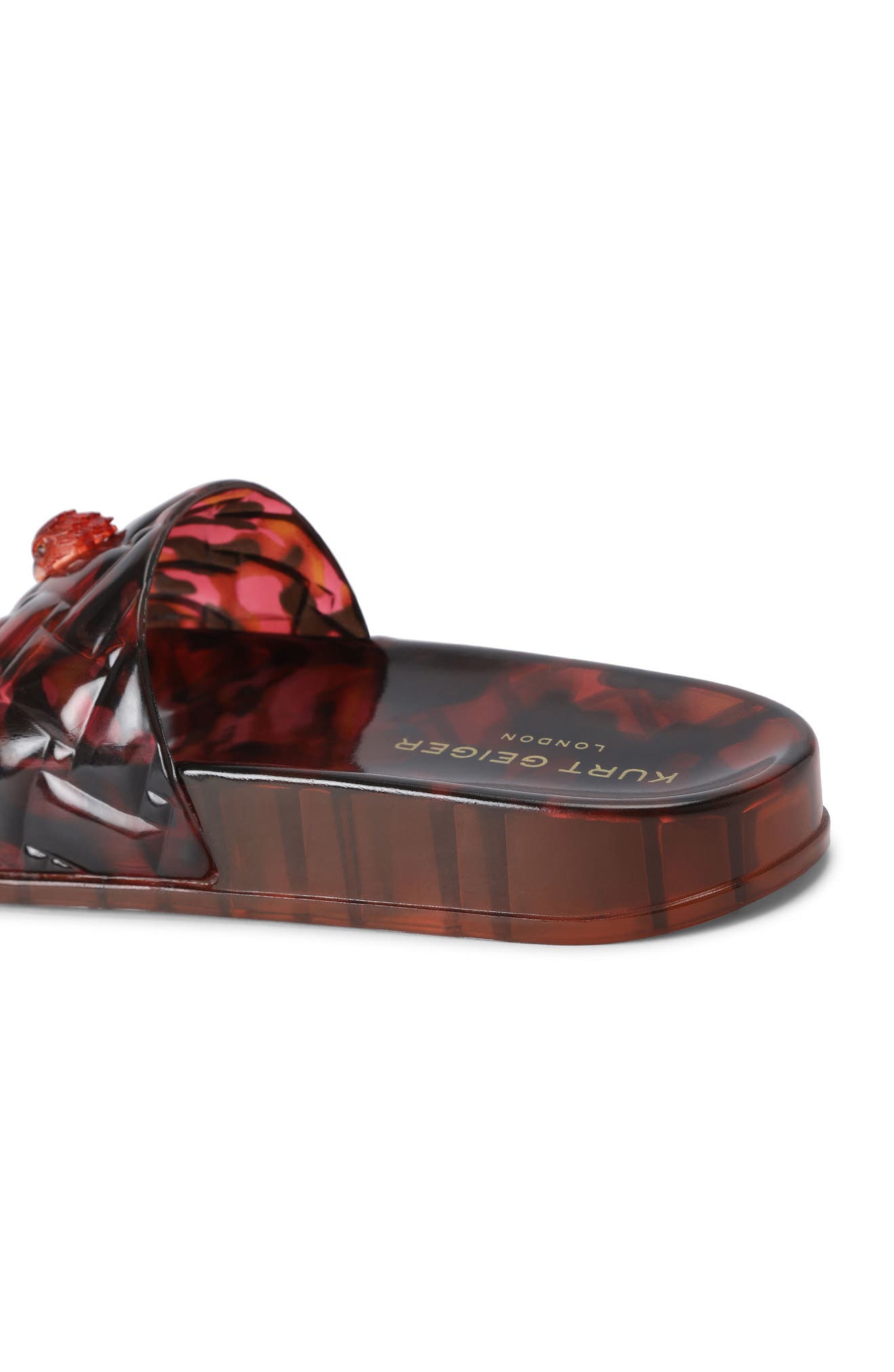 Meena Jelly Slide Sandal, Alternate, color, OPEN BROWN