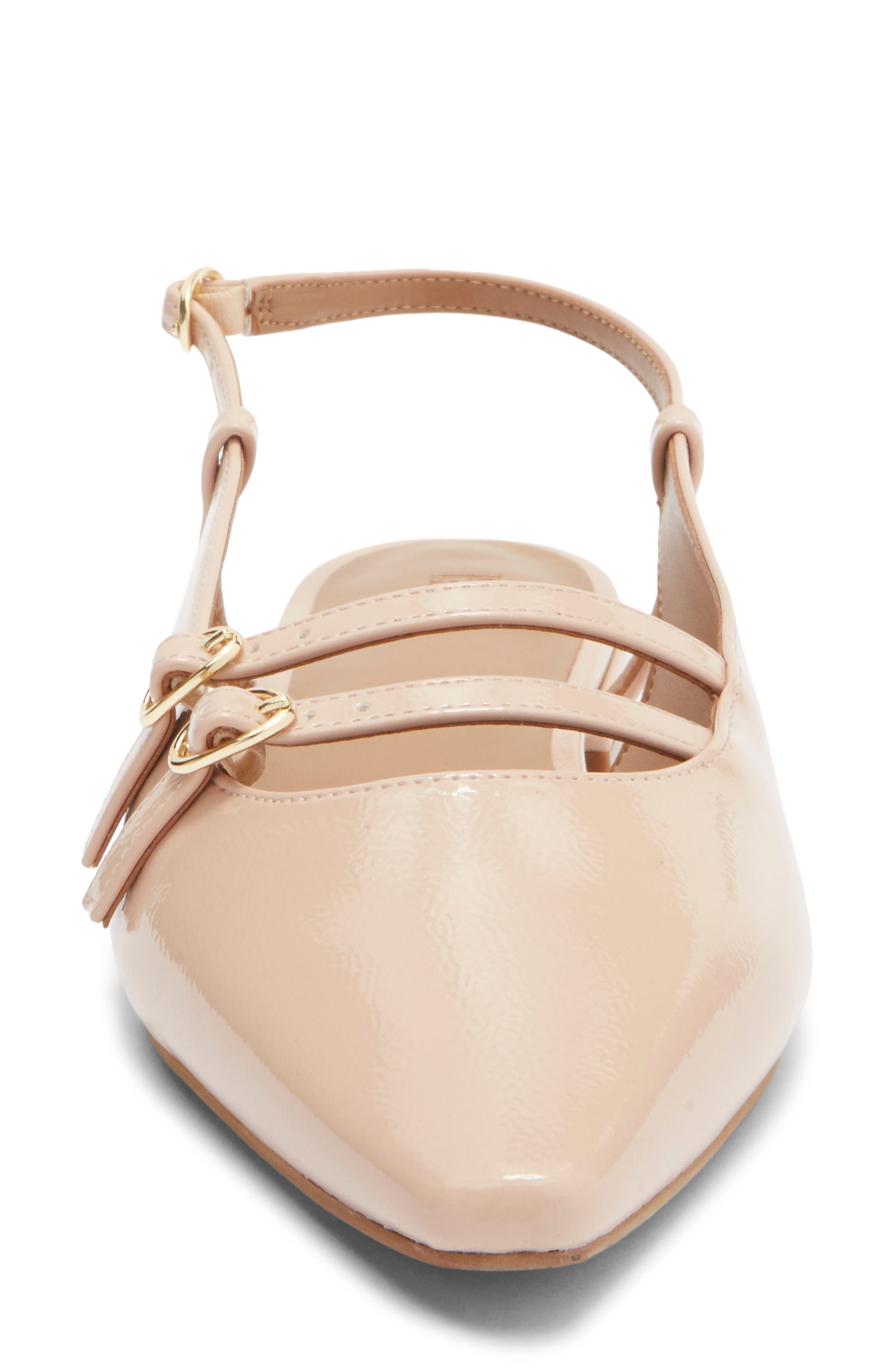 Capris Slingback Flat, Alternate, color, BEIGE ROSE