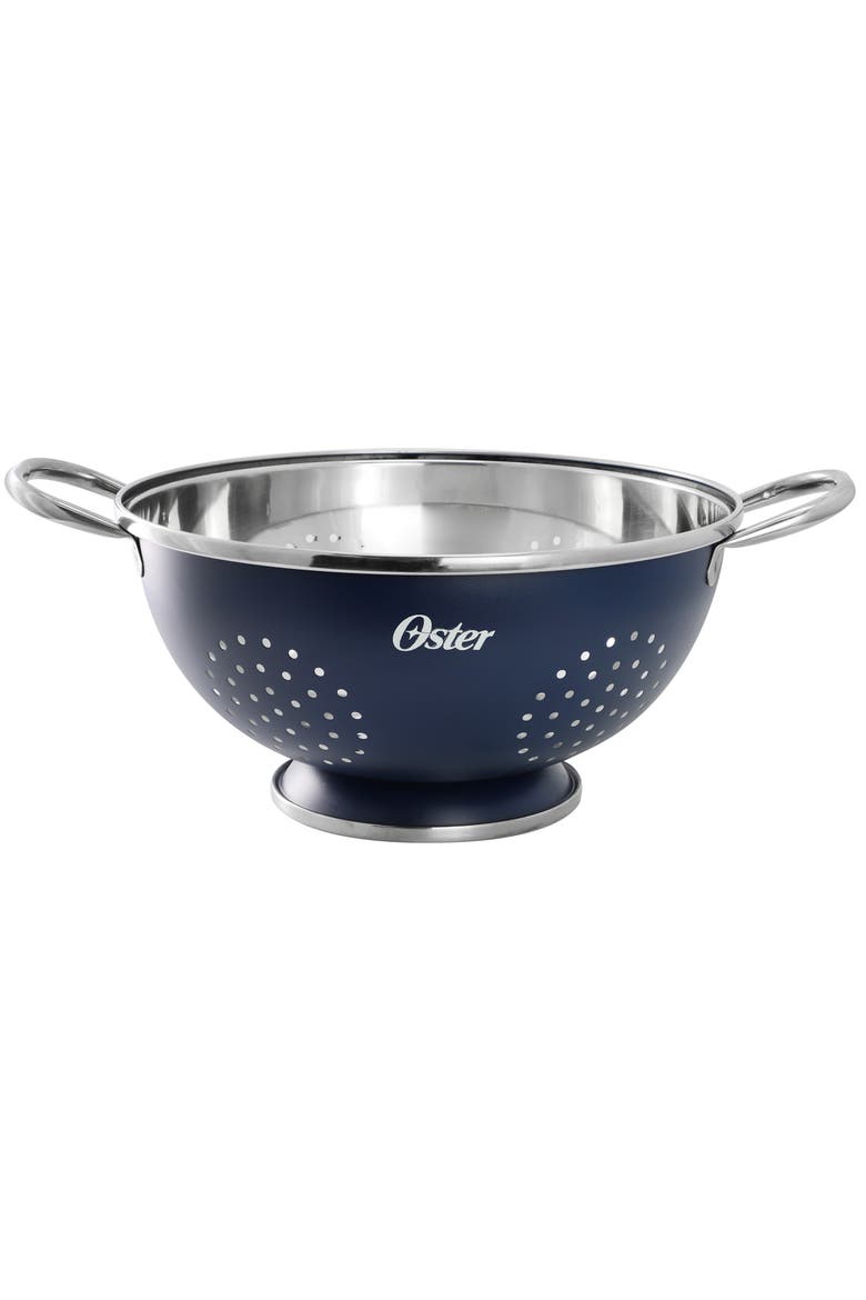 Corden 5 Quart Stainless Steel Colander in Matte Blue, Main, color, Blue