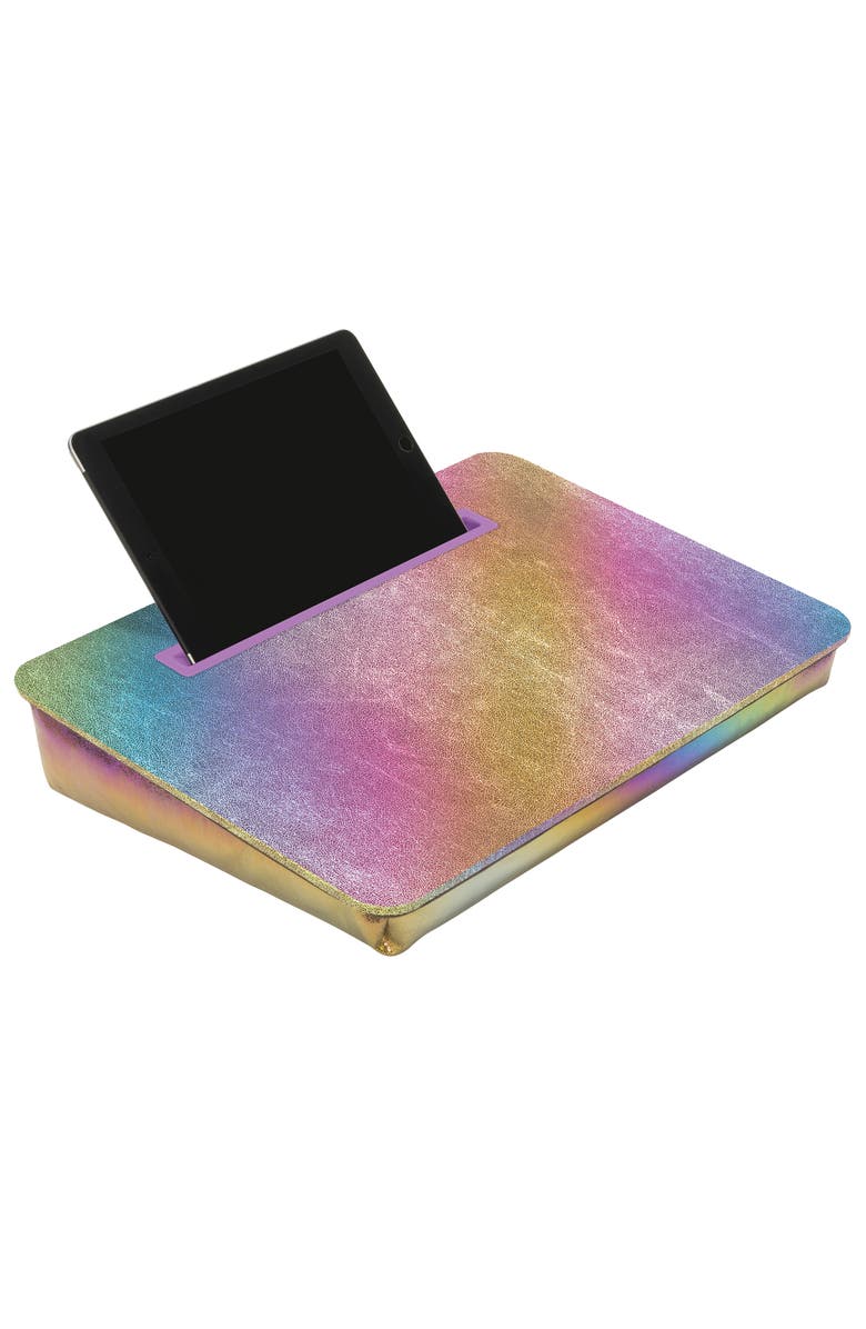 Three Cheers For Girls Cosmic Rainbow Lap Desk, Alternate, color, Multicolored