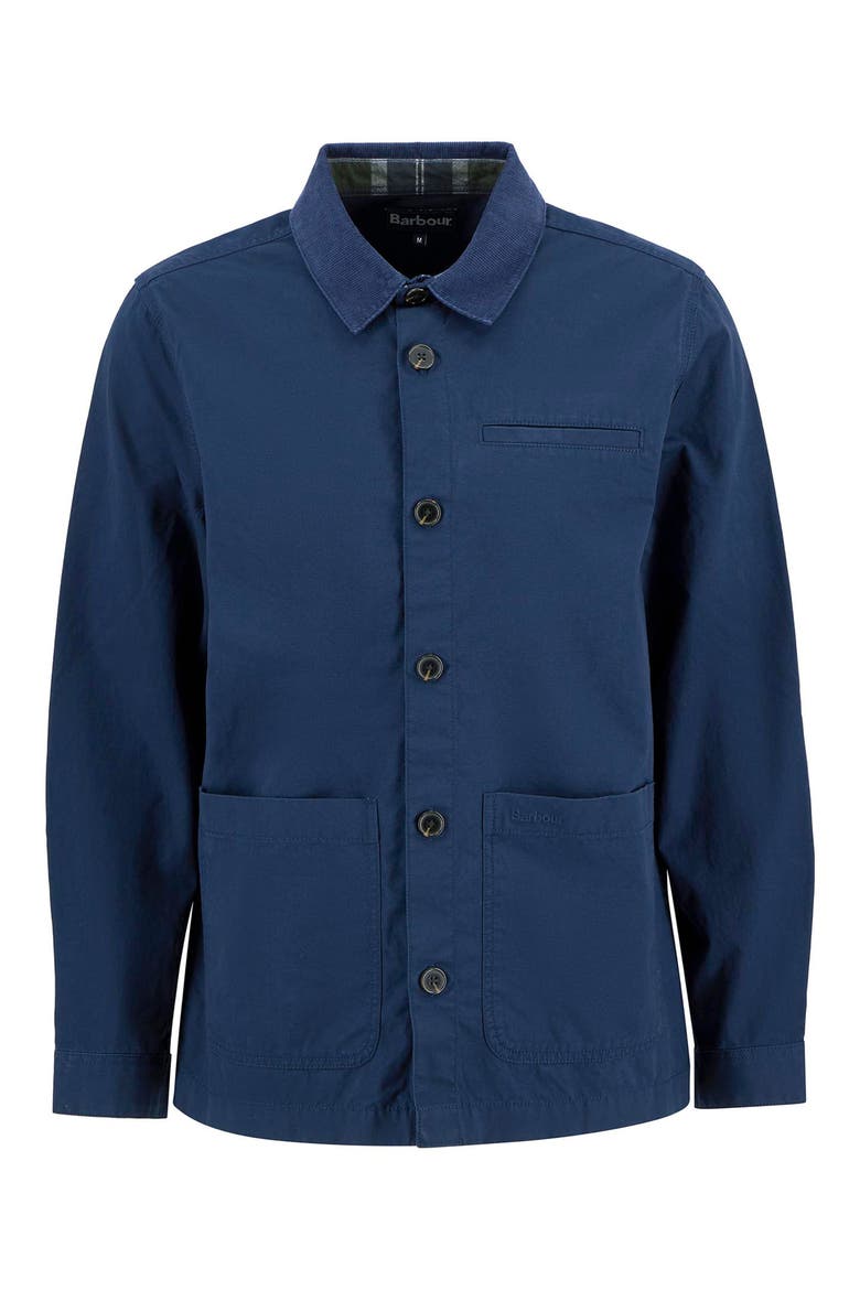 Cole Tailored Poplin Overshirt, Alternate, color, NAVY