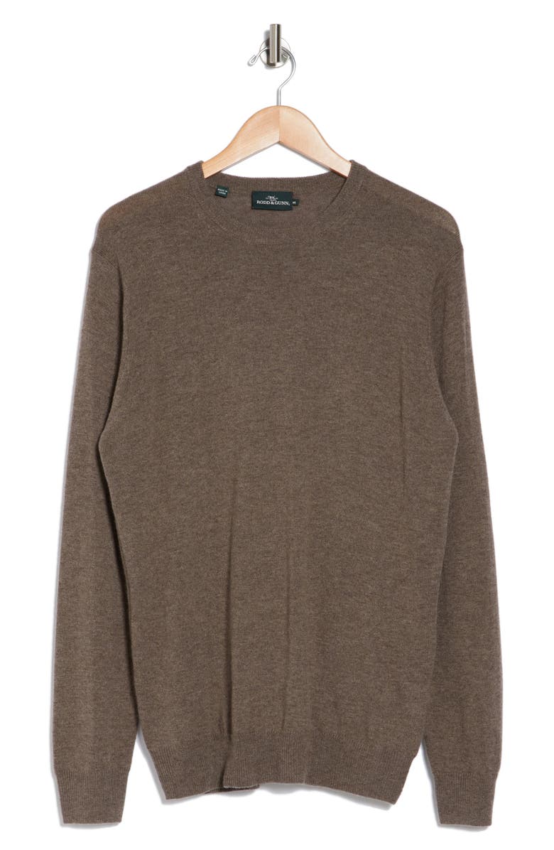 Rodd & Gunn Wool & Cashmere Crewneck Sweater, Alternate, color, Malt