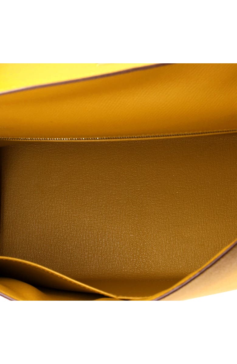 Pre-Owned Hermes Kelly Handbag Yellow Epsom with Gold Hardware 28, Alternate, color, Jaune Ambre