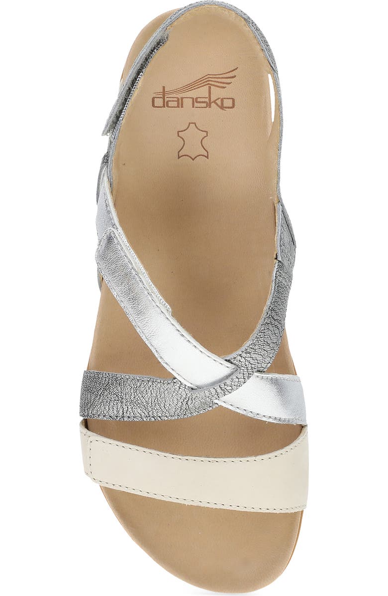 Dansko Jacklyn Slingback Sandal, Alternate, color, Silver