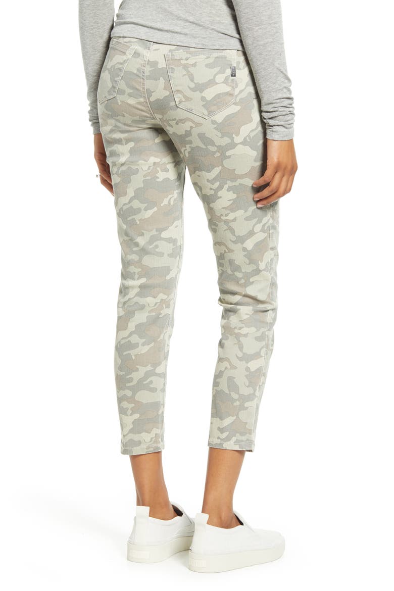 Camo Print Ankle Maternity Skinny Jeans, Alternate, color, ARMEE