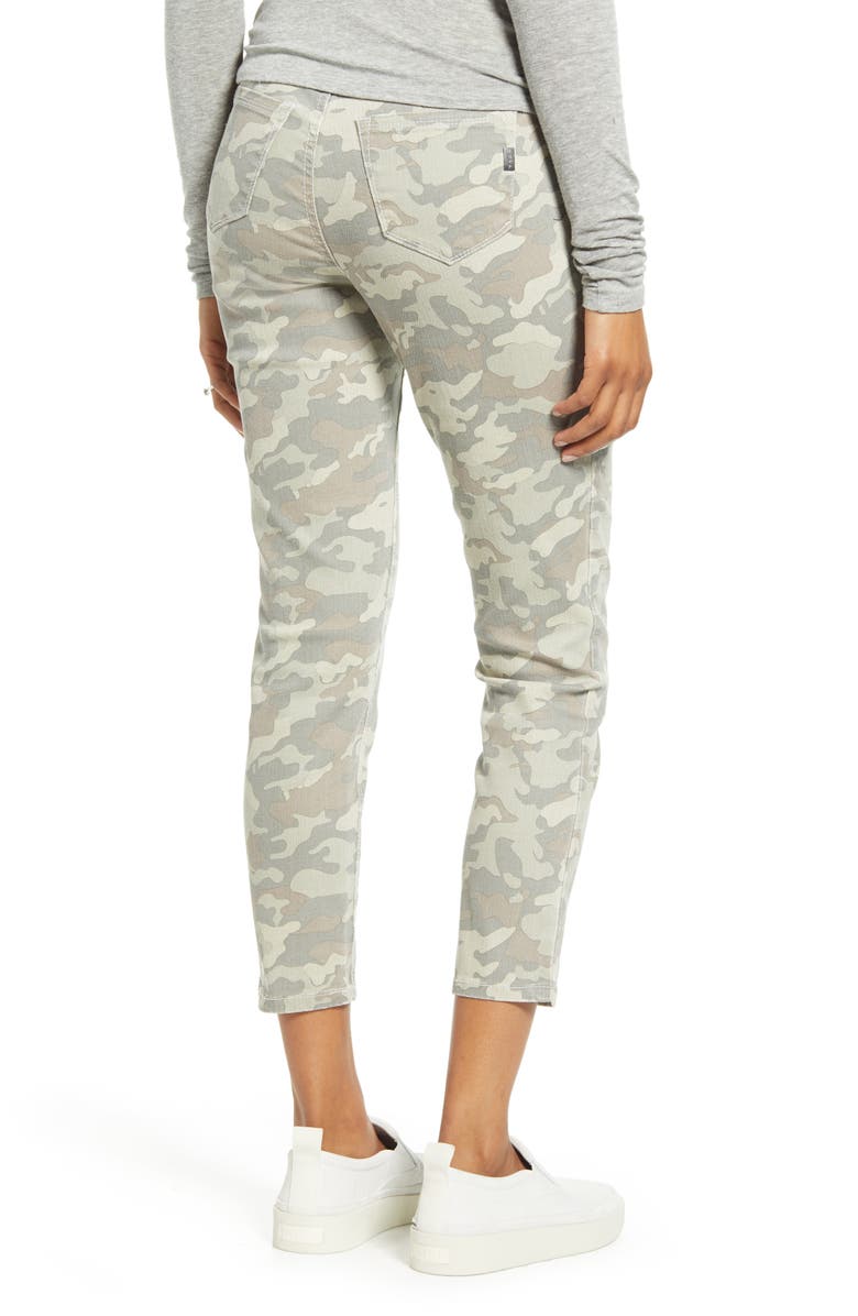 1822 Denim Camo Print Ankle Maternity Skinny Jeans, Alternate, color,