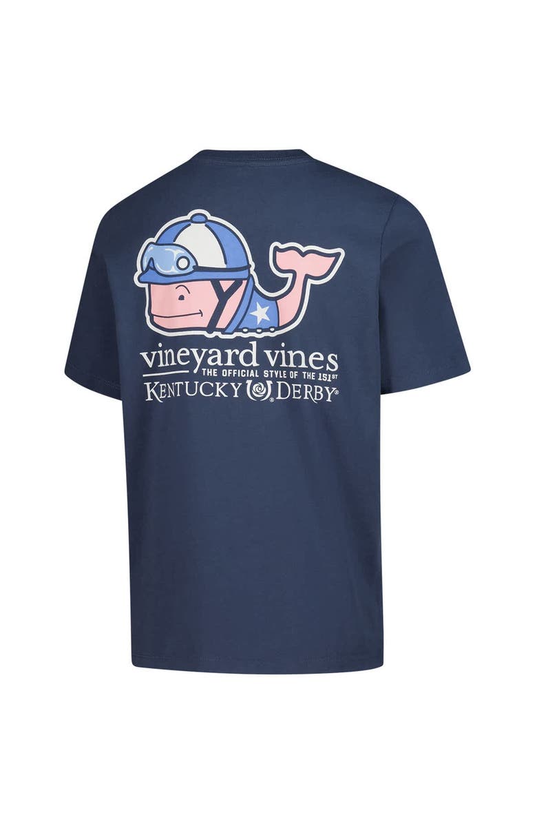 vineyard vines Youth Vineyard Vines  Navy 151st Kentucky Derby Jockey Whale T-Shirt, Alternate, color, 