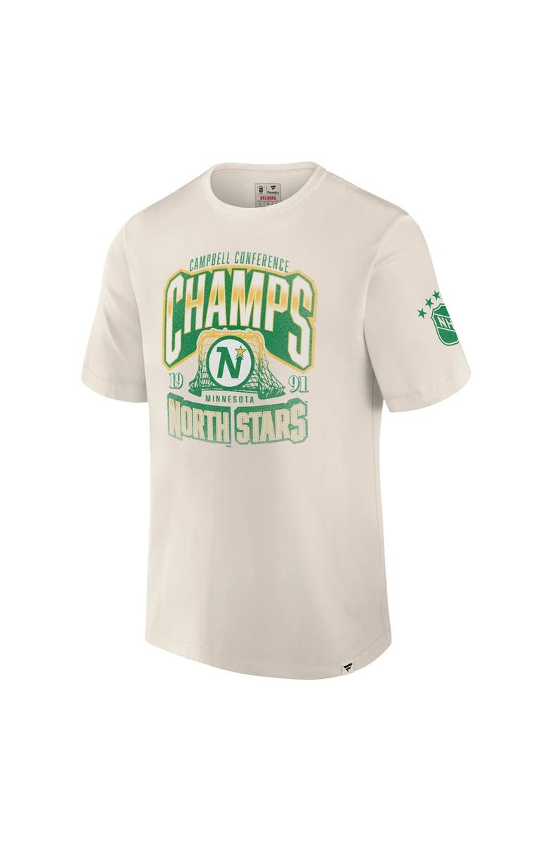 FANATICS Men's Fanatics White Minnesota North Stars Decades Collection Timeless T-Shirt, Alternate, color, White