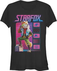 The Super Mario Galaxy Movie Junior's Fox McCloud Retro Pose Short Sleeve T-Shirt