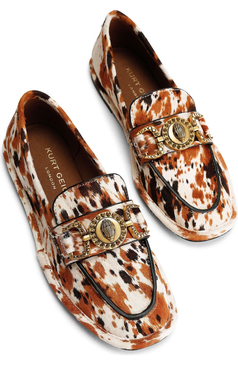 Kurt Geiger London Mansion Genuine Calf Hair Loafer, Alternate, color, Open Brown