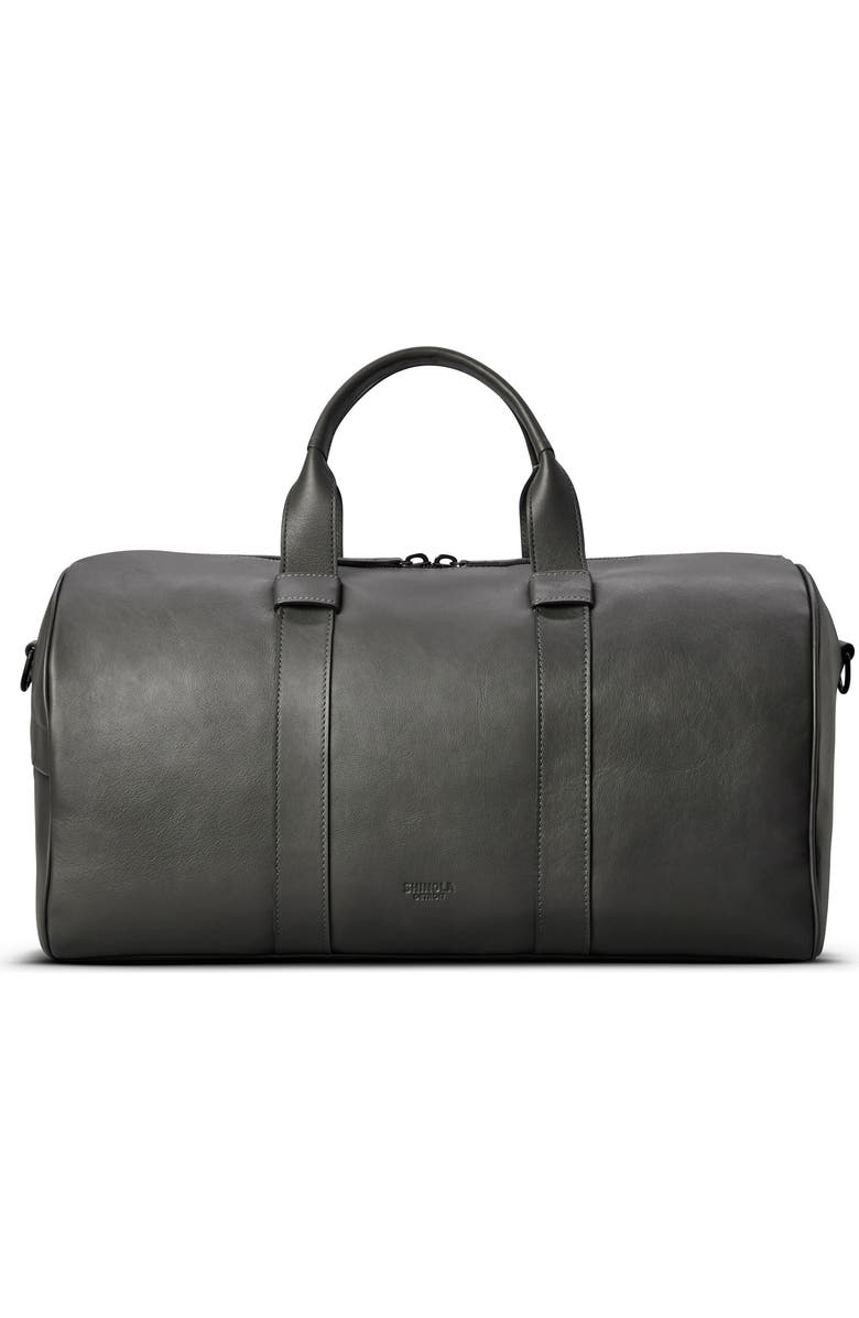 Shinola Guardian Leather Duffle Bag, Main, color,