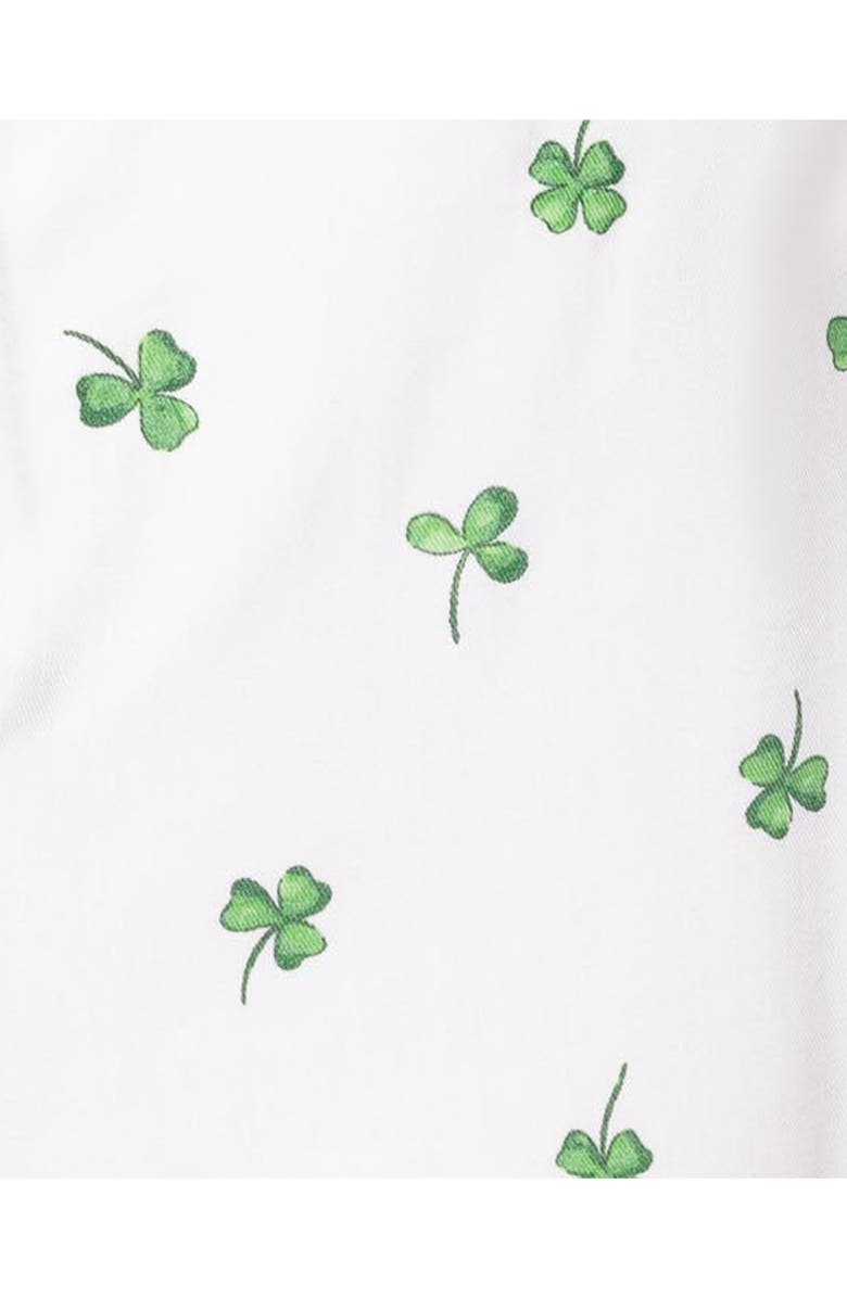 Petite Plume Kids' Delphine Shamrocks Nightgown, Alternate, color,