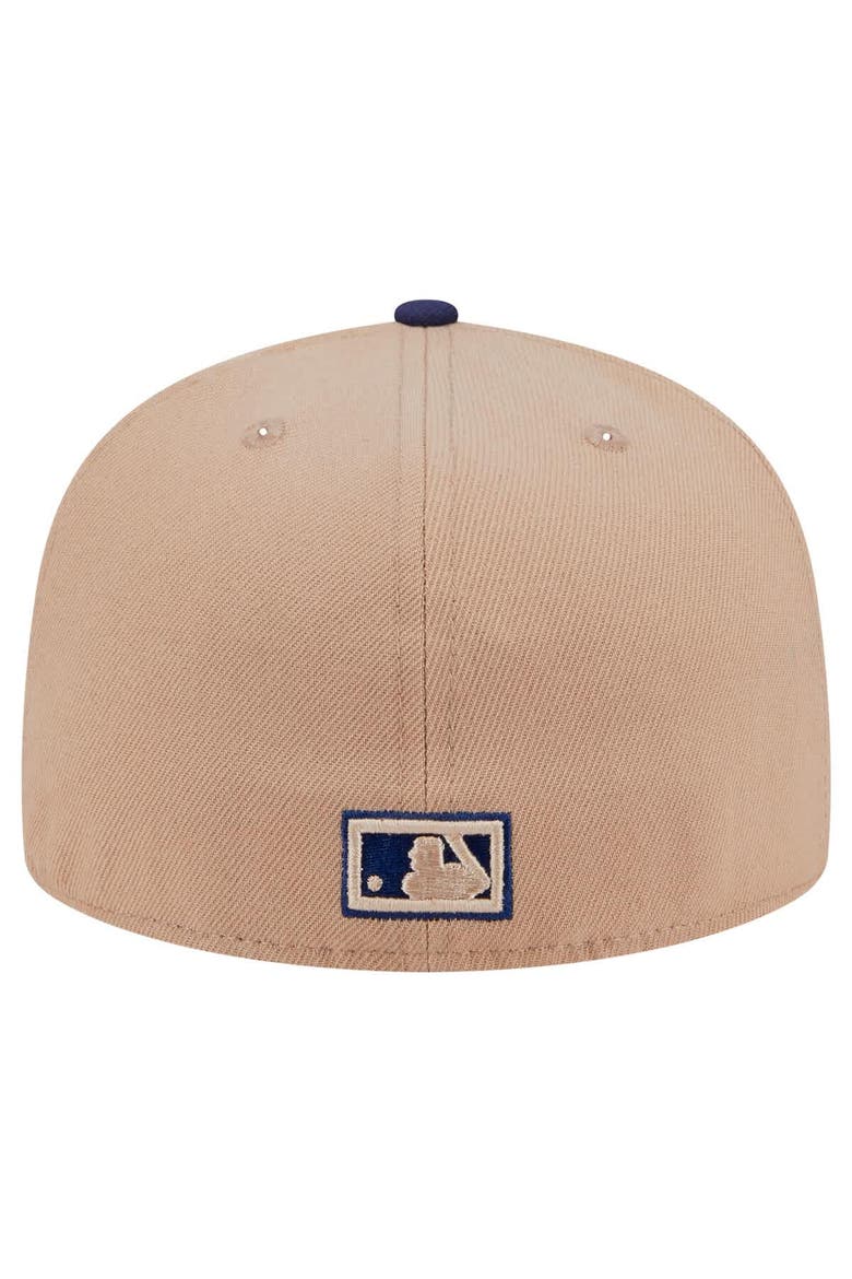 Men's New Era Khaki Chicago White Sox 59FIFTY Fitted Hat, Alternate, color, Khaki