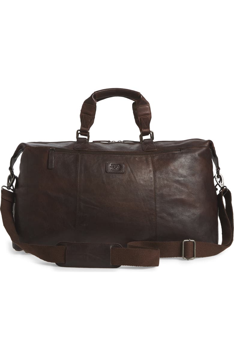 Bosca Vintage Duffle Bag, Alternate, color, Dark Brown