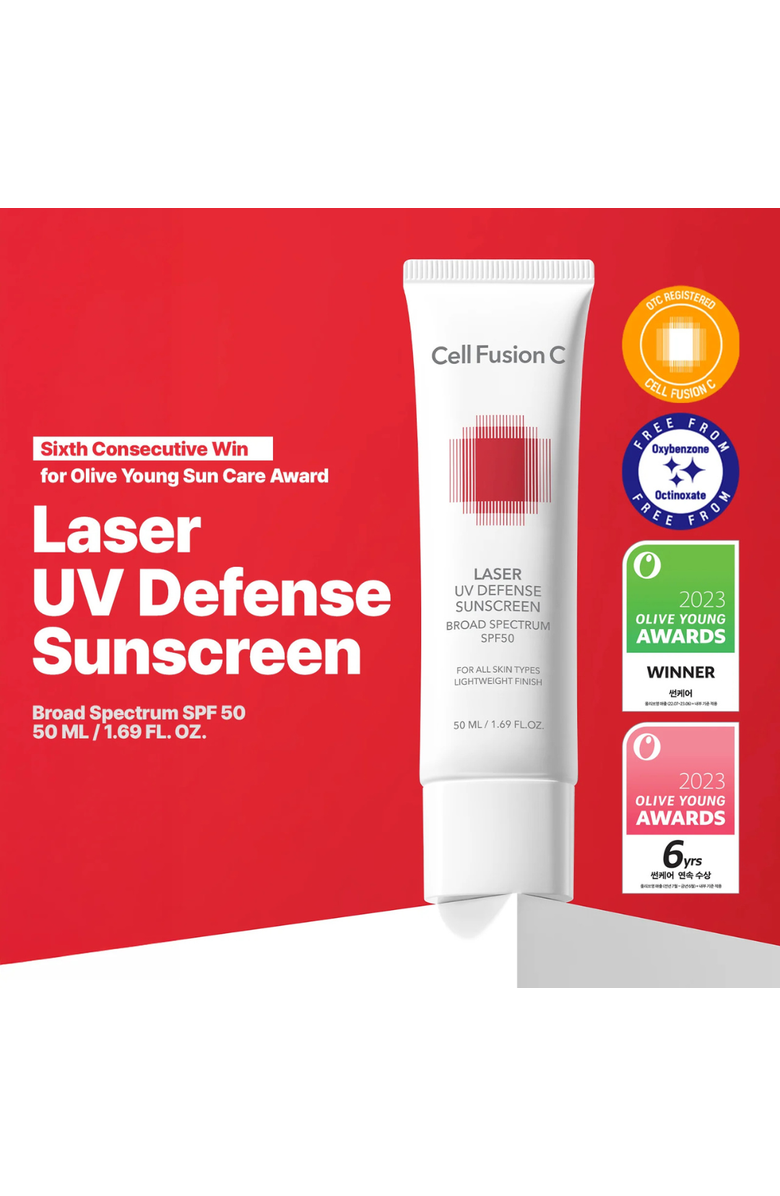 Cell Fusion Laser UV Defense Sunscreen, Alternate, color, White