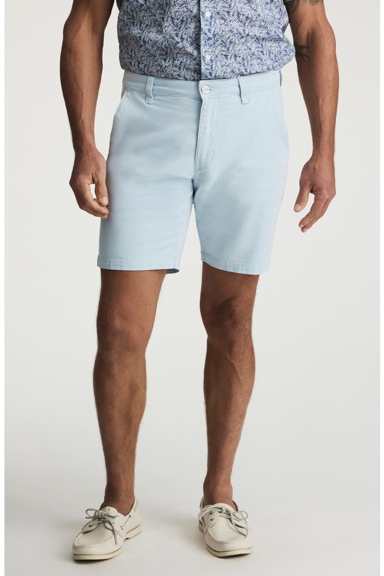 Arizona Slim Fit Flat Front Chino Shorts, Main, color, BREEZE TWILL