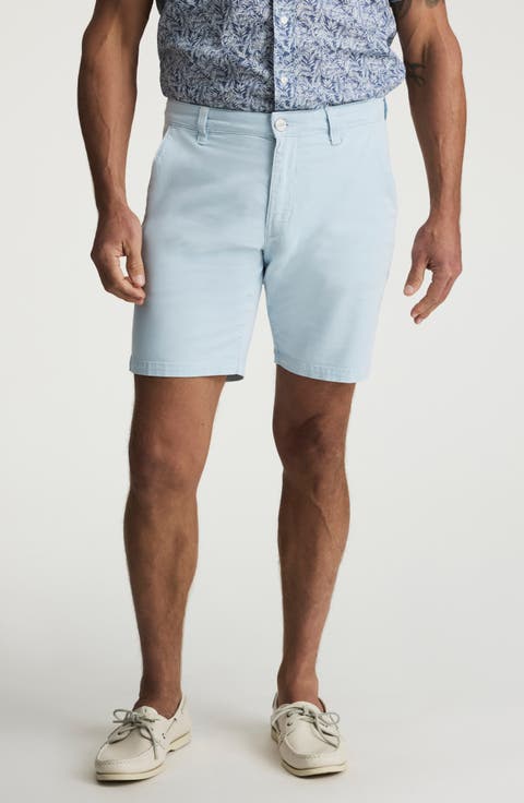 Arizona Slim Fit Flat Front Chino Shorts