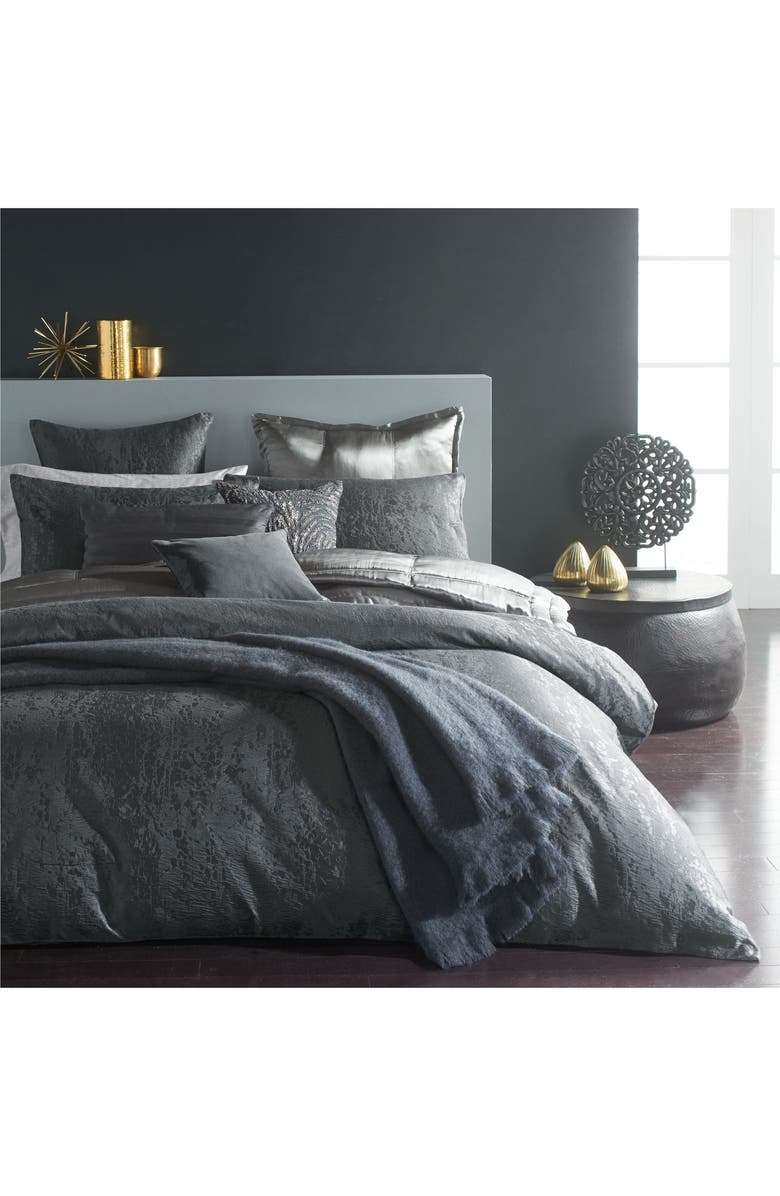 Donna Karan New York Donna Karan Moonscape Duvet Cover, Alternate, color, 