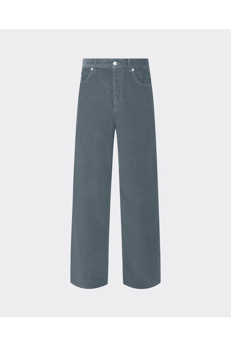 Wide-Leg Corduroy Pants, Main, color, Navy