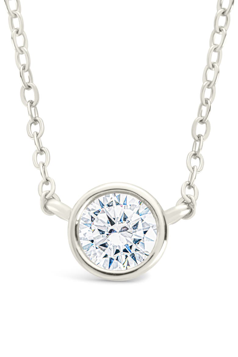 Round Cubic Zirconia Pendant Necklace video