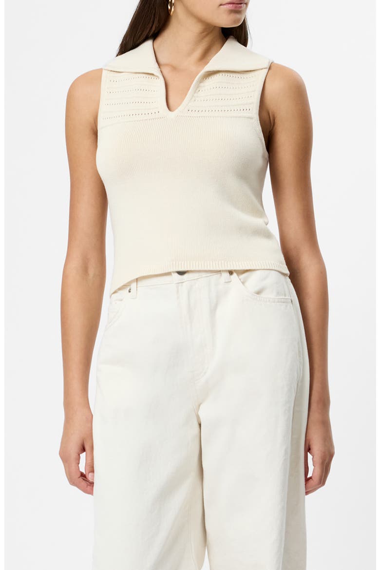 Nellis Pointelle Stitch Sweater Tank, Main, color, ECRU