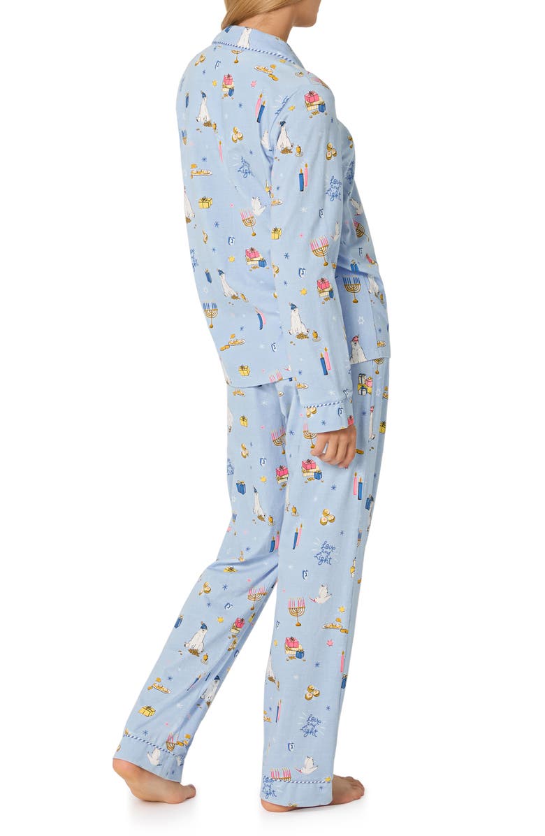 BedHead Pajamas Print Stretch Organic Cotton Pajamas, Alternate, color, Love And Light