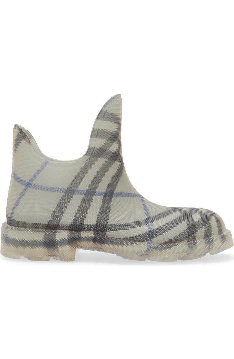 Burberry Marsh Check Textured Ankle Boot, Alternate, color,