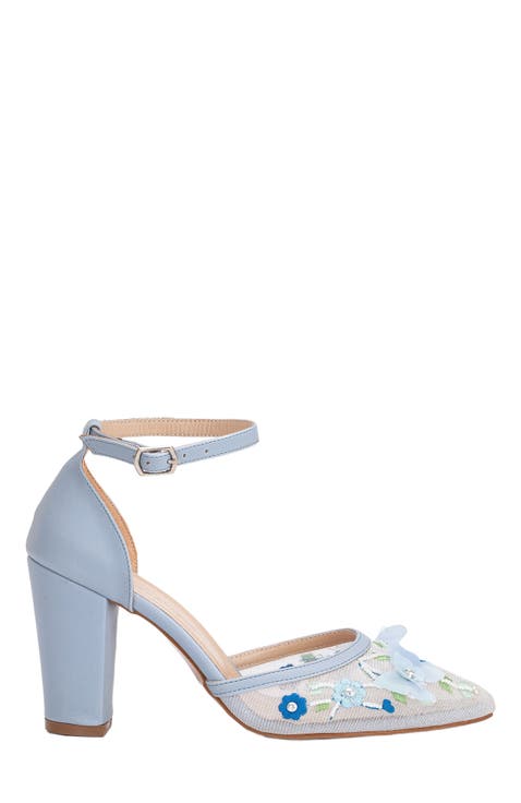 Ivy 3D Floral Lace High Heels