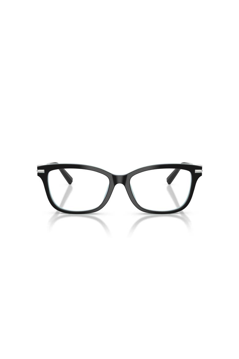 55mm Rectangle optical glasses, Alternate, color, Black